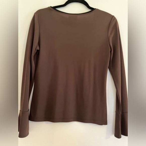 Ann Taylor Loft Petites Size Small Brown Blouse - Picture 5 of 5